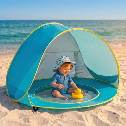 Carpa con piscina para playa